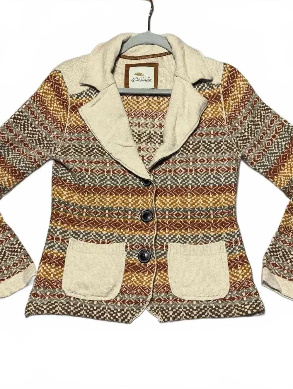 Bob Timberlake Wool Blend Cardigan Sweater Boho Women’s size medium